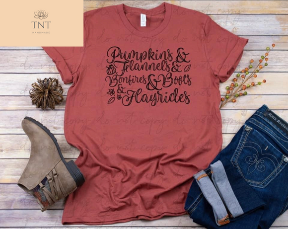 Pumpkins & Flannels & Bonfires & Boots & Hayrides