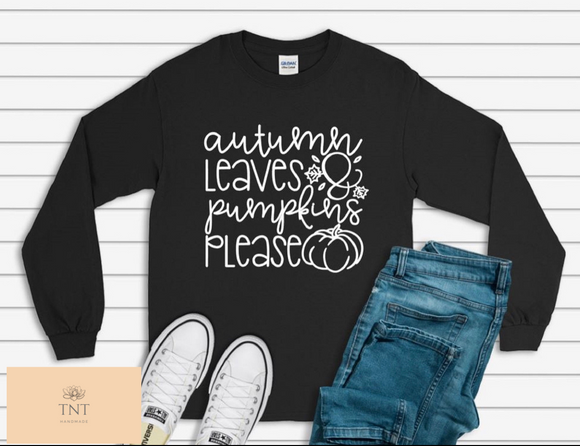Autumn Leaves and Pumpkins please